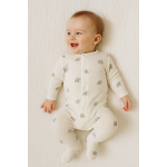 Rib-Jersey - Elefanten offwhite