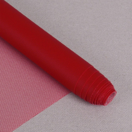 Kunstleder Coupon - rot 50 x 140cm