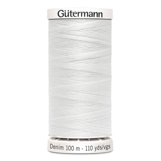 Gütermann Jeansfaden Denim - weiss 1016