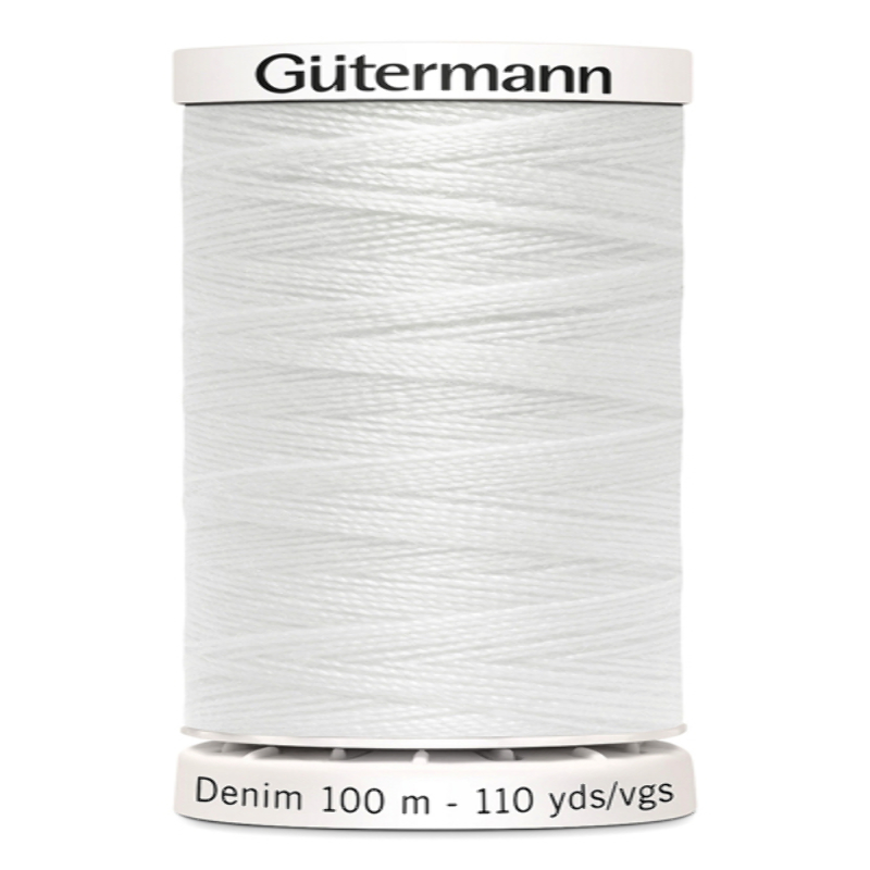 Jean Gütermann Thread Denim - blanc cassé 1016 Jean Gütermann Thread Denim - blanc cassé 1016
