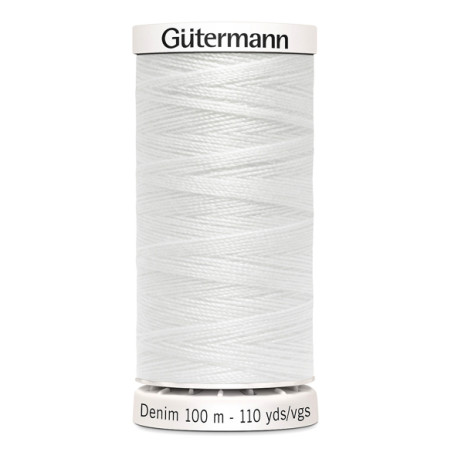 Gütermann Jeansfaden Denim - blanc 1016
