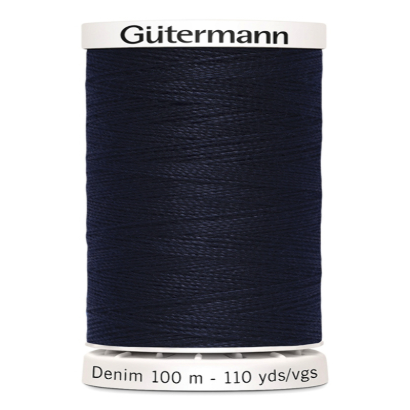 Fil à jeans Gütermann Denim - bleu foncé 6950