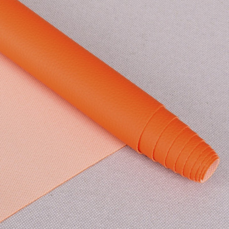 Kunstleder Coupon - orange 50 x 140cm