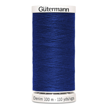 Fil à jeans Gütermann Denim - bleu denim 6756