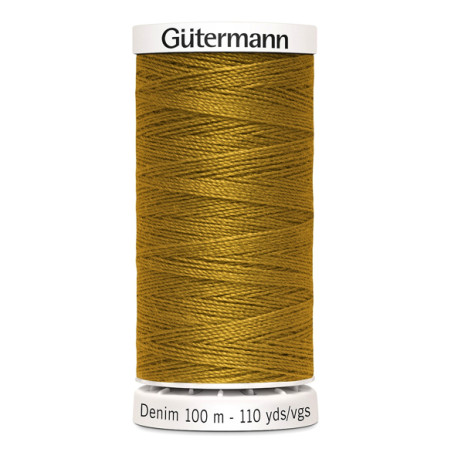 Gütermann jeans thread denim - golden brown 1970