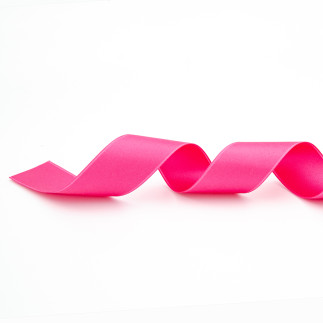 Ruban satin 25 mm rose shocking 62