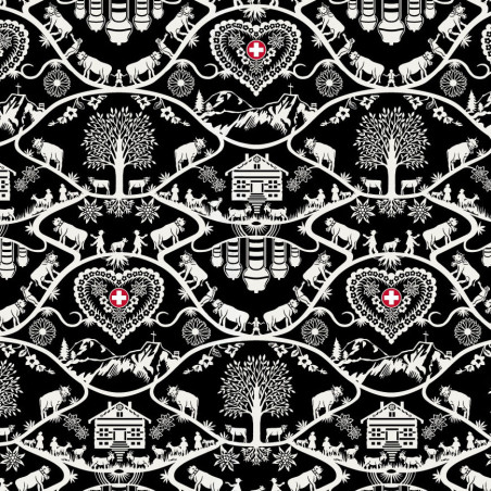 Cotton - Papercut Gasser black