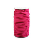 Cordon en caoutchouc rose 3 mm