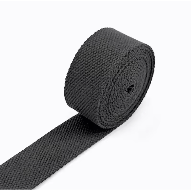 Bag strap 25mm - black (a) Bag strap 25mm - black (a)
