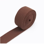 Bag strap 32mm - dark brown (a) Bag strap 32mm - dark brown (a)