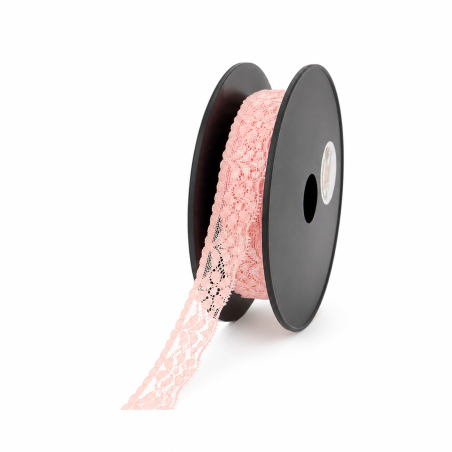 Elastische Spitze 26mm hellrosa (pr)