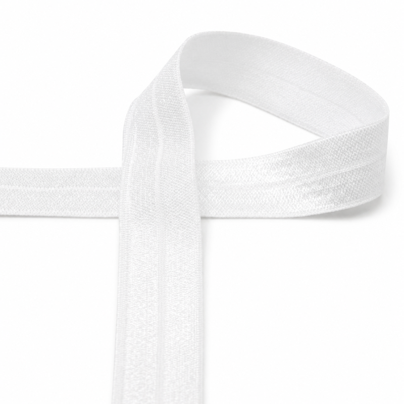 Ruban de bordure élastique blanc (qt) Ruban de bordure élastique blanc (qt)