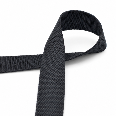 Sangle de sac 30 mm - noire (690)