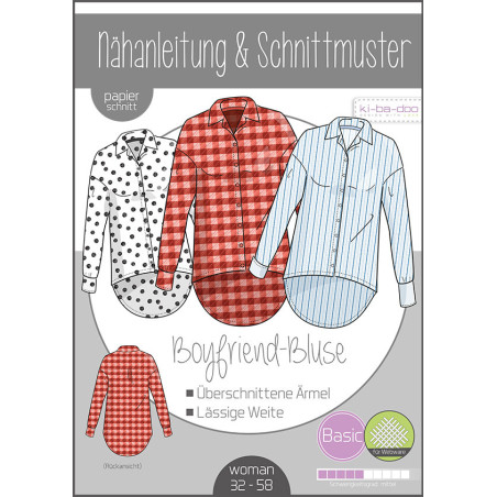 Ki-Ba-Doo Women's Boyfriend Blouse