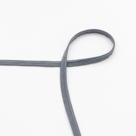 Paspel elastisch - grau (qt)