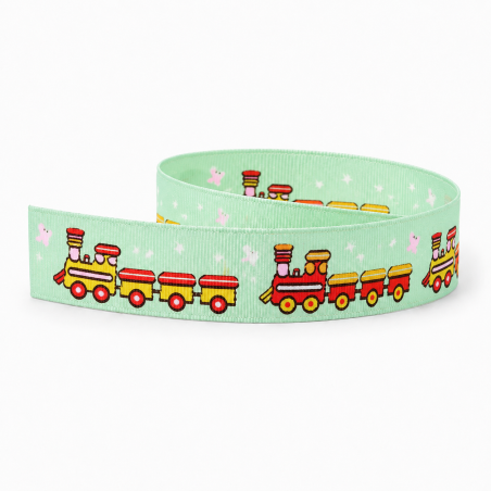 Woven ribbon - Loki light mint