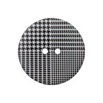 Polyester button 23mm - houndstooth Polyester button 23mm - houndstooth