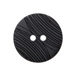 Polyester button 23mm - black lines Polyester button 23mm - black lines