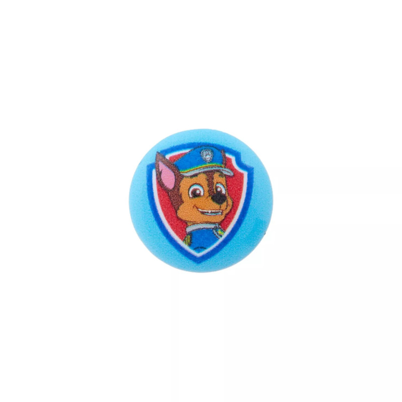 Polyester button with eyelet, 15mm - Paw Patrol blue
