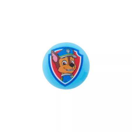 Polyester button with eyelet, 15mm - Paw Patrol blue