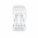 Plastic snap buckle - 15mm transparent Plastic snap buckle - 15mm transparent