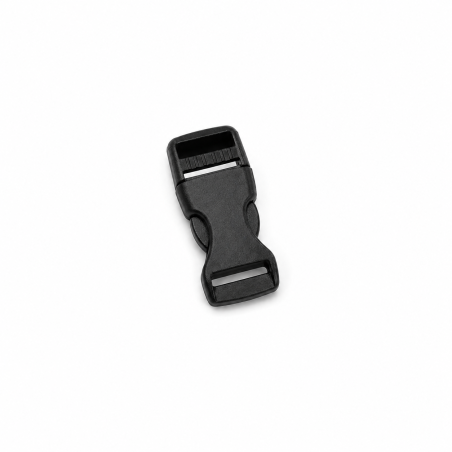 Plastic snap buckle - 15mm black