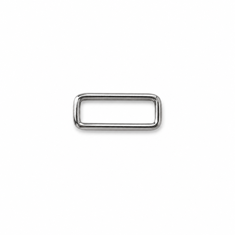Square ring 32mm silver