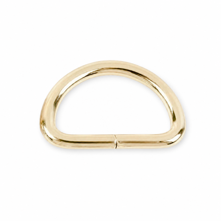D-ring 30mm round gold
