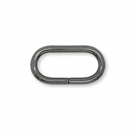 Oval ring 30mm gunmetal