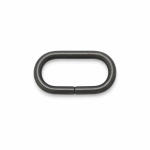 Oval ring 30mm black matt Oval ring 30mm black matt