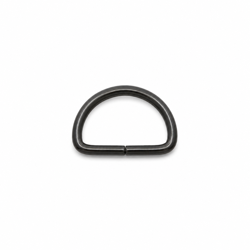 D-Ring 30mm schwarz matt D-Ring 30mm schwarz matt