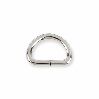 D-Ring 25mm rund silber