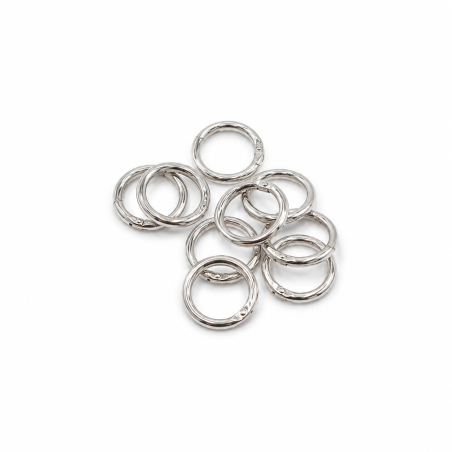 Ring-carabiner 16mm silver