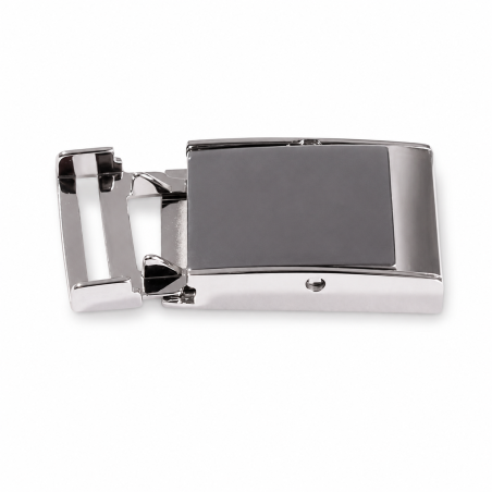 Metal buckle 25mm silver