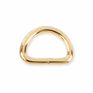D-Ring 25mm rund gold