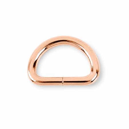 D-ring 25mm round copper