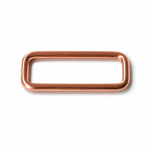 Square ring 25mm copper