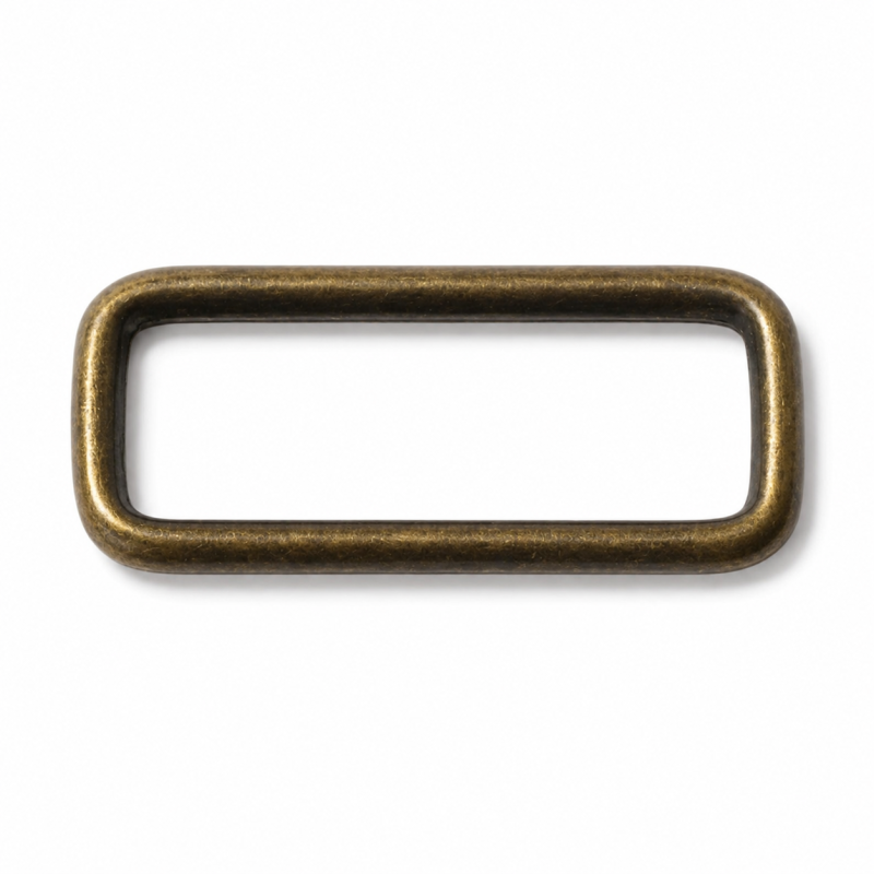 Square ring 25mm brass