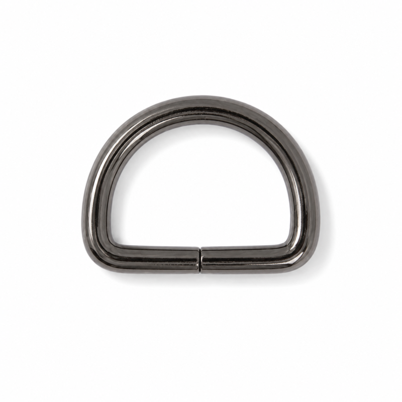 copy of D-ring 25mm flat silver