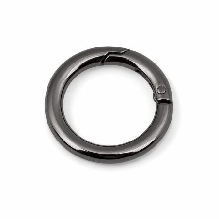 Ring-Karabiner 25mm gunmetall
