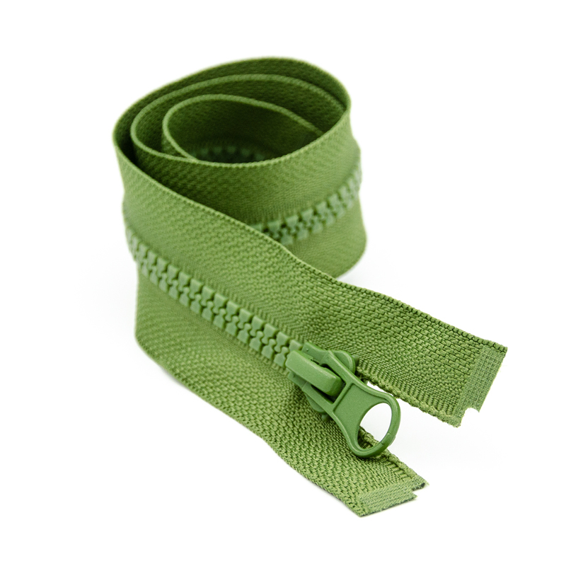 Jacket zipper - olive (D887) Jacket zipper - olive (D887)
