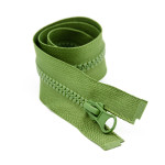 Jacket zipper - olive (D887) Jacket zipper - olive (D887)