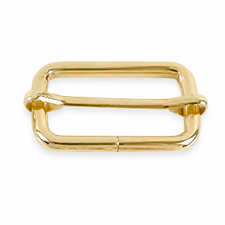 Strap adjuster 40mm round gold