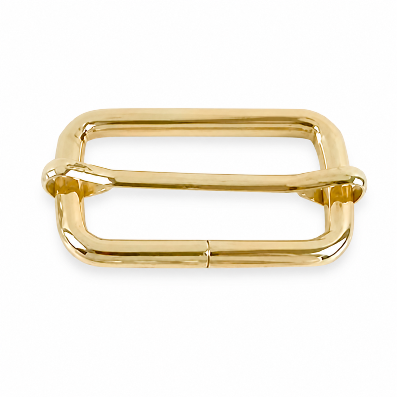 Strap adjuster 40mm round gold