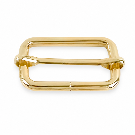 Ajusteur de sangle rond 40 mm doré