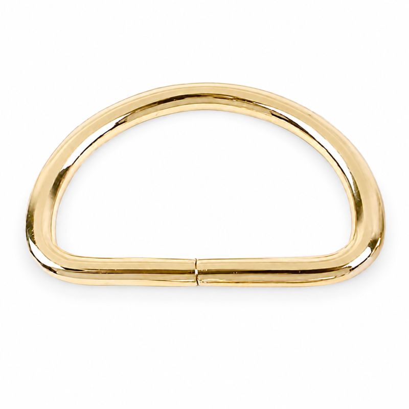 D-ring 40mm round gold