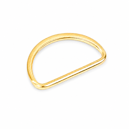 D-Ring 40mm flach gold
