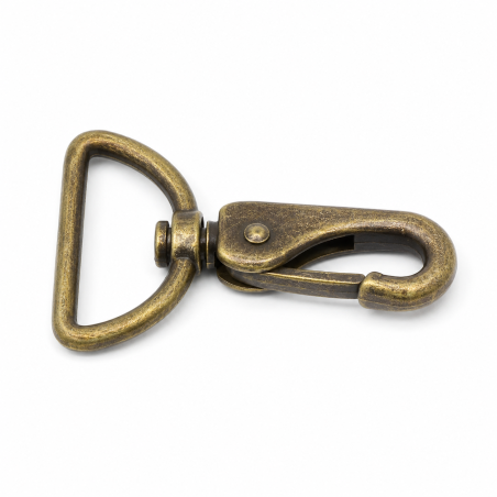 Taschenkarabiner 40mm messing