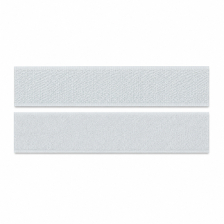 Hook and loop fastener - white 20mm (w)