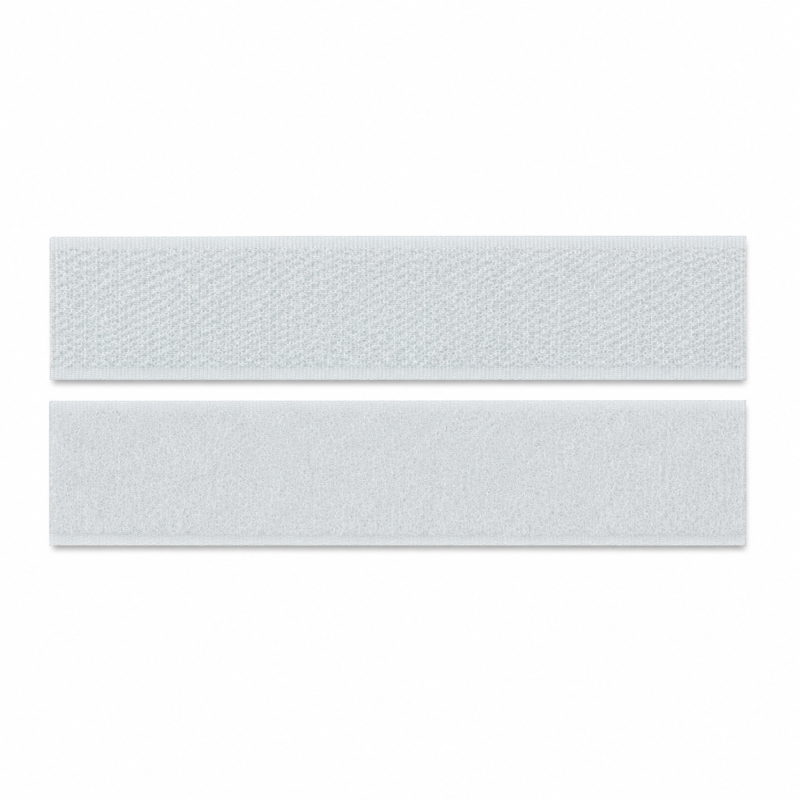 Hook and loop fastener - white 20mm (w) Hook and loop fastener - white 20mm (w)
